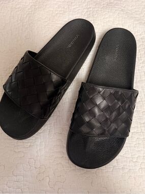 Men’s Vince black slides